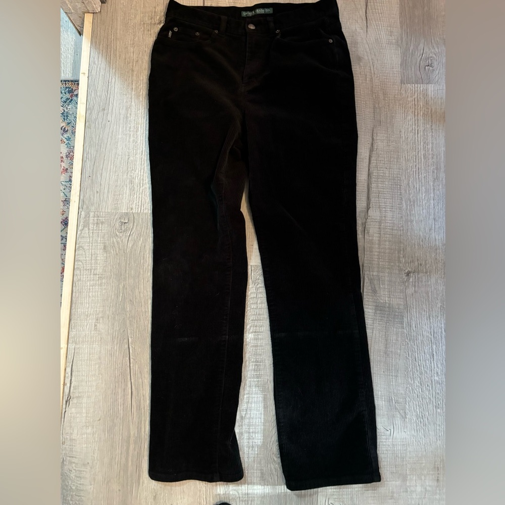 Ralph Lauren black corduroy jeans